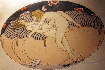 Lesbienne Sexe Gerda Wegener Erotique Adulte Peinture à l'huile